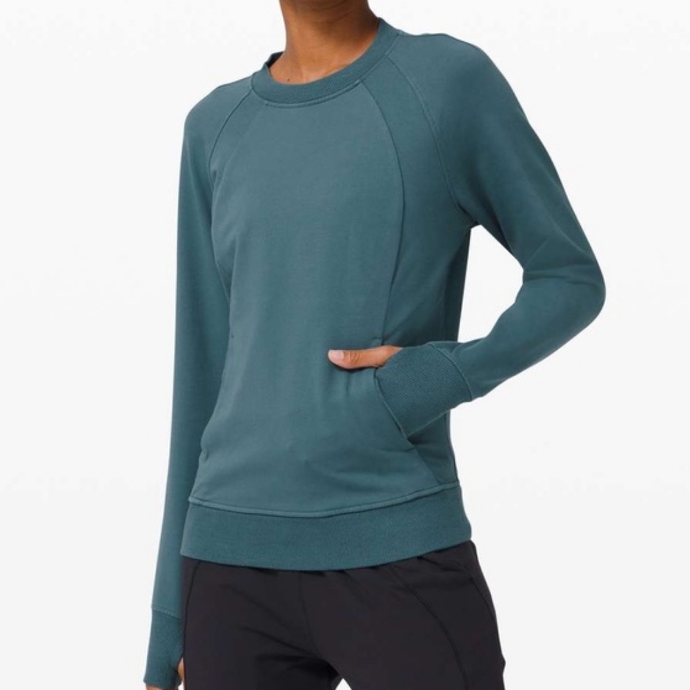 lululemon athletica Teal Crewneck Sweatshirt